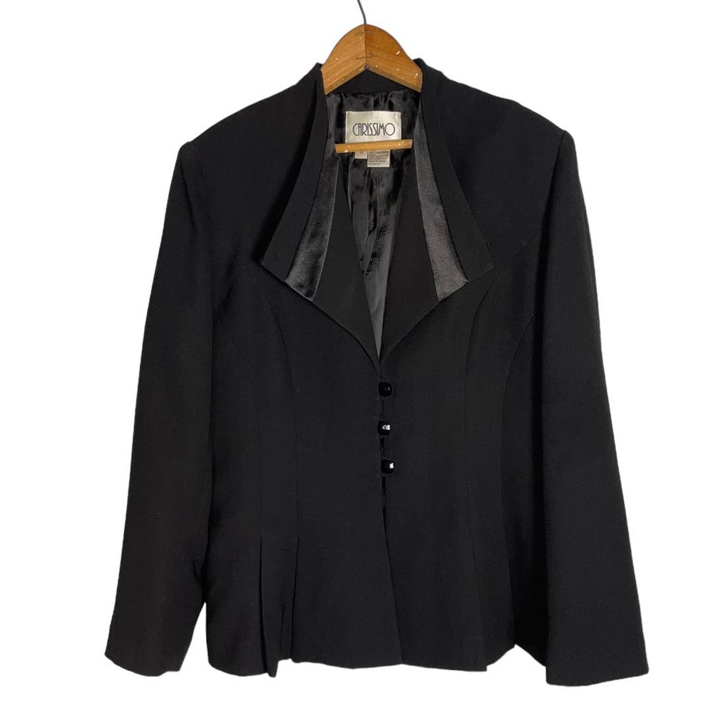 CARISSIMO Black Suit Blazer Jacket      Size: 12